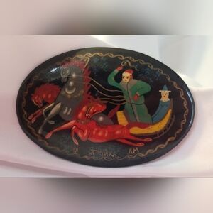 Russian Christmas Pin